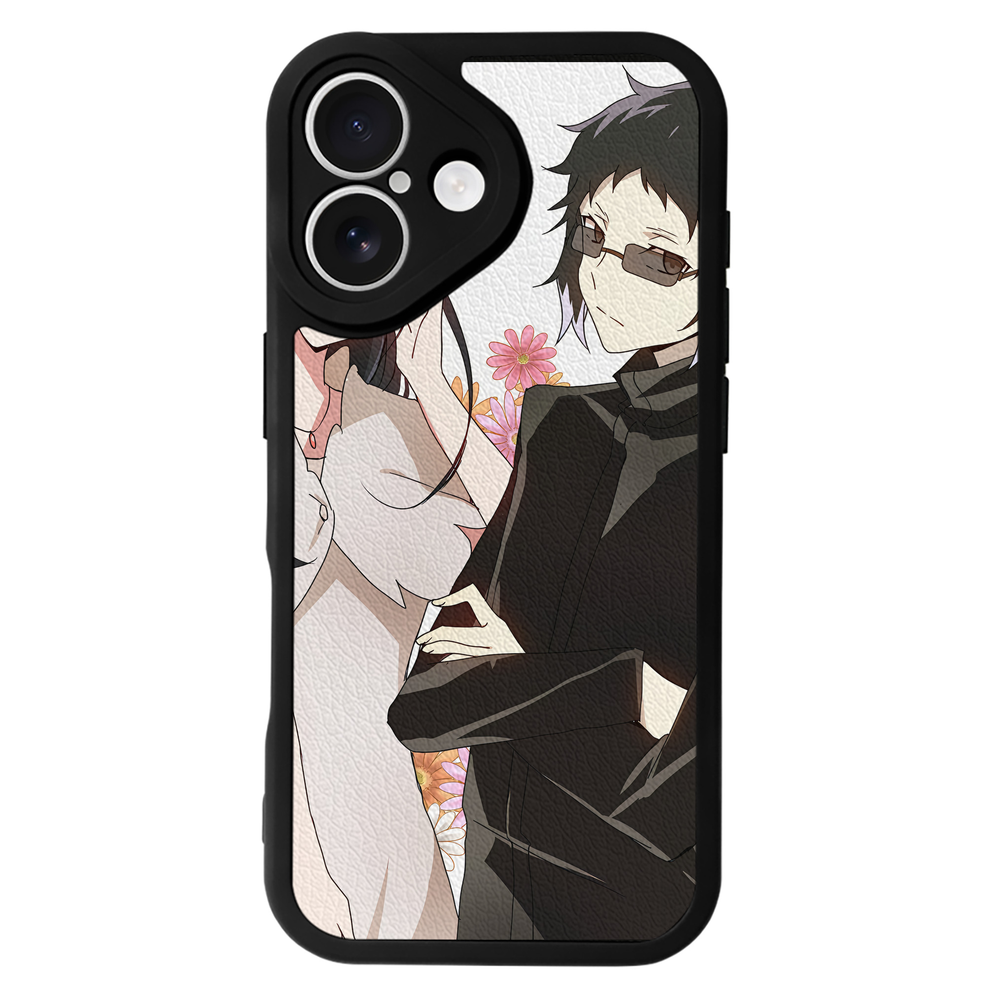（画像用） 文豪ストレイドッグス Bungo Stray Dogs 【iPhone 16シリーズ対応】シリコンスマホケース（レザー調） 材質：シリコン